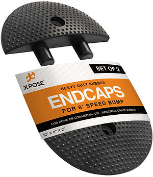 Rubber Speed Bump End-Cap