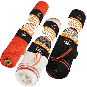 1/4" Mesh Debris Safety Netting - Orange