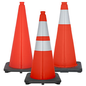 Traffic Cones - Orange Slimline